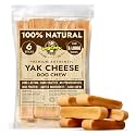 Tibetan Dog Chew 2 lb Yak Cheese Sticks Natural Handmade Treats for Extra Large Dogs, LongLasting and Easy to Digest with No Additives, Rawhide, Grains, or Gluten, Perfect for Aggressive Chewers, Bulk
