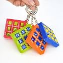 Tic Tac Toe Keychain | Pack of 10 | Return Gifts | Toy for Kids | 5.5 cm x 5 cm