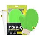 TiCK MiTT Green Tick Removal Glove: Gently Remove Ticks from Humans & Pets - Chemical-Free, Durable, Portable, Easy to Use Tick Management Tool for Outdoor Adventures & Everyday Use
