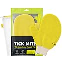 TiCK MiTT Yellow Tick Removal Glove for Humans & Pets - Safely Remove Ticks Effortlessly, Chemical-Free, Durable, Portable Tick Management Tool for Outdoor Adventures & Everyday Use