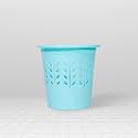 The Tickle Toe 7L Plastic Waste Basket | Open Top Dustbin for Home, School, Bedroom & Kids Room | Multi-Purpose Trash Can & Paper Bin | Blue | Pack of 1