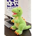 Tickles Cute Dinosaur Soft Stuffed Plush Animal Toy for Kids Boys & Girls Birthday Gifts (Color: Green Size: 30 cm)