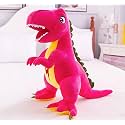 Tickles Cute Ptera Dinosaur Soft Stuffed Plush Animal Toy for Kids Birthday Gift (Color: Pink; Size: 40 cm)