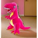 Tickles Cute Dinosaur Soft Stuffed Plush Animal Toy for Kids Girls &amp; Boys Birthday Gift (Color: Pink Size: 25 cm)