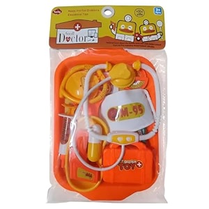 tickles 18 pcs play fast food set pretend play barger fries and ice cream with trey food toy  best gifts food playset for boys girls kids- multicolor 4 years and up