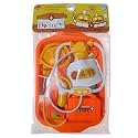 Tickles 18 pcs Play Fast Food Set Pretend Play Barger Fries and ice Cream with Trey Food Toy | Best Gifts Food playset for Boys Girls Kids- Multicolor 4 Years and up