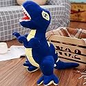 Tickles Dinosaur Soft Stuffed Plush Animal Toy for Kids Birthday Gift (Color: Blue; Size: 40 cm)