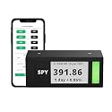 Stock Ticker with E-Ink Screen and WiFi Connectivity - Stackable Design for Room Accessories and Office Decor. Finance Tech Gadgets, with: 2.9inch - (Single)