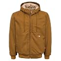 TICOMELA FR Jackets for men Flame Resistant Duck Hoodies Insulated Hooded Coat Outwear Water Repellent Oil Resistant