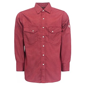 TICOMELA Mens FR Welding Shirt Button-Down 7.5oz