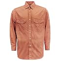 TICOMELA Mens FR Welding Shirt Button-Down 7.5oz