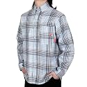 TICOMELA Mens FR Welding Shirt Button-Down 7.5oz