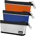 TICONN 3PK Tool Pouches with Zipper, Waterproof 1680D Oxford Small Tool Bag