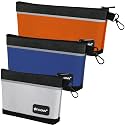 TICONN 3PK Tool Pouches with Zipper, Waterproof 1680D Oxford Small Tool Bag
