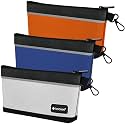 TICONN 3PK Tool Pouches with Zipper, Waterproof 1680D Oxford Small Tool Bag