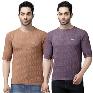 TICOSS Mens Polyester Regular Fit T-Shirt