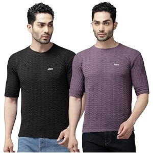 TICOSS Mens Polyester Regular Fit T-Shirt