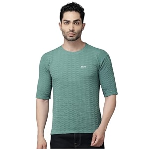 TICOSS Mens Polyester Regular Fit T-Shirt