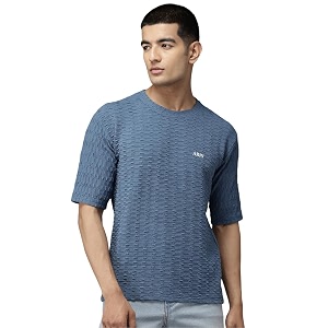 TICOSS Mens Polyester Regular Fit T-Shirt