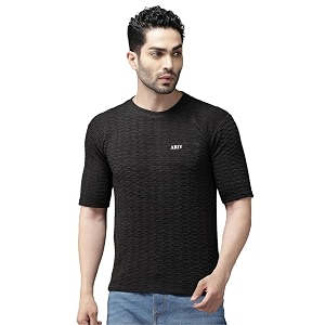 TICOSS Mens Polyester Regular Fit T-Shirt