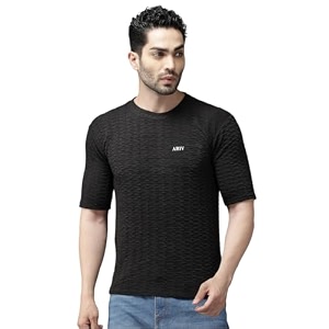 TICOSS Mens Polyester Regular Fit T-Shirt