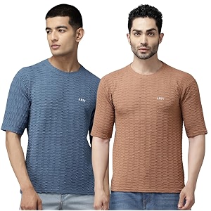 TICOSS Mens Polyester Regular Fit T-Shirt