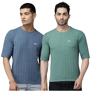 TICOSS Mens Polyester Regular Fit T-Shirt