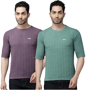 TICOSS Mens Polyester Regular Fit T-Shirt