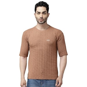 TICOSS Mens Polyester Regular Fit T-Shirt