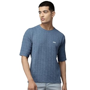 TICOSS Mens Polyester Regular Fit T-Shirt