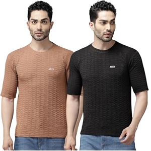 TICOSS Mens Polyester Regular Fit T-Shirt