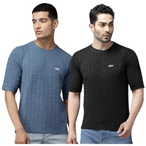 TICOSS Mens Polyester Regular Fit T-Shirt