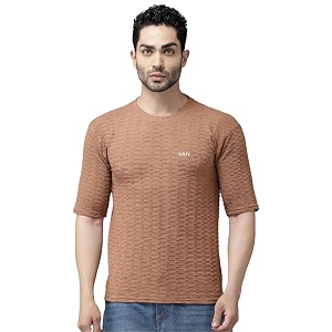 TICOSS Mens Polyester Regular Fit T-Shirt