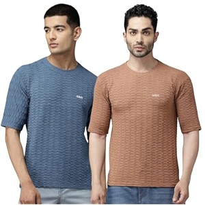TICOSS Mens Polyester Regular Fit T-Shirt