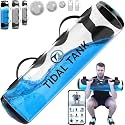 Tidal Tank Tube - The Original Aqua Bag - Water Weight Bag up to 79 lbs - Adjustable Workout Sand Bags Weights Alternative - Portable Sandbag Fitness Equipment Set, Home Exercise Gym - Including App