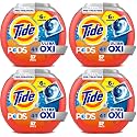 Tide 4-n-1 Ultra Oxi PODS Laundry Detergent Pacs, HE Compatible, Built in Pre-treater for Stains, 57 Count (Pack of 4)