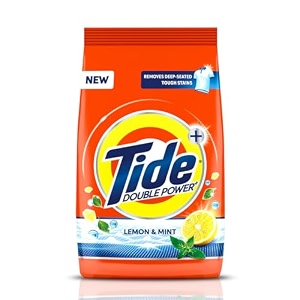 tide plus detergent powder lemon and mint - 1 kg orange