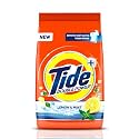 Tide Plus Detergent Powder, Lemon And Mint - 1 Kg, Orange