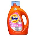 Tide Plus Boost of Ultra Downy Liquid Laundry Detergent, April Fresh Scent, 73 fl oz, 52 Loads, Laundry Detergent Liquid with Long-Lasting Freshness