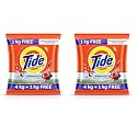 Tide Plus Detergent Washing Powder - 4kg+1kg free | Jasmine &amp; Rose Fragrance | Removes deep-seated Oil, Gravy, Tea Stains | 5kg, Pack of 2
