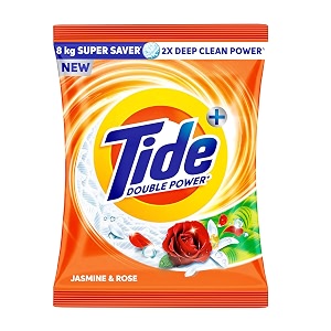 tide plus detergent washing powder - 8kg super saver pack  jasmine amp rose fragrance  2x deep clean power  world39s no 1 detergent brand