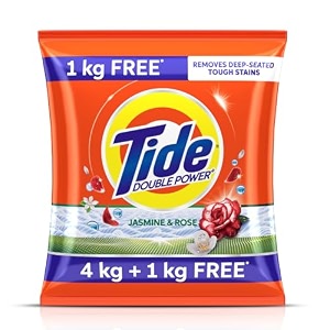 tide plus detergent washing powder - 5kg value pack  jasmine amp rose fragrance  2x deep clean power  world39s no 1 detergent brand