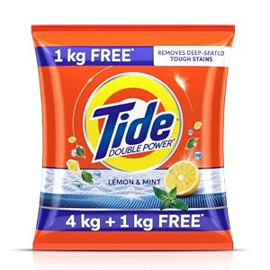 tide plus detergent washing powder - 5kg value pack  lemon amp mint fragrance  2x deep clean power  world39s no 1 detergent brand
