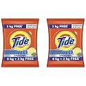 Tide Plus Double Power Detergent Washing Powder Lemon &amp; Mint 6kg + 2kg FREE (Pack of 2)