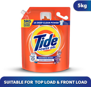 Tide Power Gel Liquid Detergent 5kg Top