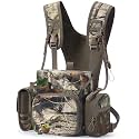 TIDEWE Binocular Harness Chest Pack with MOLLE & Silent Closure,Camo