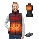 TIDEWE Heated Vest for Women with Battery