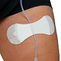 TIDI 3400L-10PK Grip-Lok Large Securement Device ― Pack of 10 ― Catheter Stabilization Device ― White ― Flexible Material ― Low-Profile Design for Comfort― Home Healthcare ― Medical Supplies