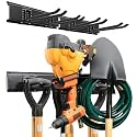 TIDYME Garage Tool Organizer Wall Mount, 32", 2 Racks 4 Hooks, 200 lbs