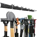 TIDYME Garage Tool Organizer Wall Mount, 64", 4 Racks 8 Hooks, 400 lbs